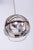 Metal Mid-Century Chandelier in Chromed Steel and Opaline Glass, Germany, 1970s For Sale - Image 7 of 11