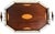 Antique English Silver and Mahogany Gallery Tray For Sale - Image 16 of 18
