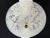 Mid Century Floral Damask Flush Light For Sale - Image 10 of 18