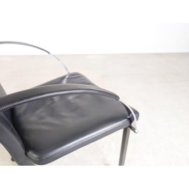 Chairs in Leather from Ronald Schmitt, Set of 6 For Sale - Image 10 of 12