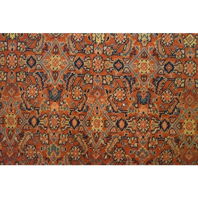 Traditional Antique 20th Century Persian Malayer Runner With Geometric Lattice - Rug & Kilim For Sale - Image 3 of 7
