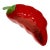 1980s Vintage Boho Chic Southwestern Red Jalapeño Pepper Serving Bowl. For Sale