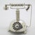Vintage Italian Handmade Genuine Sterling Silver Large Old Dial Phone Figurine Sculpture For Sale - Image 4 of 14
