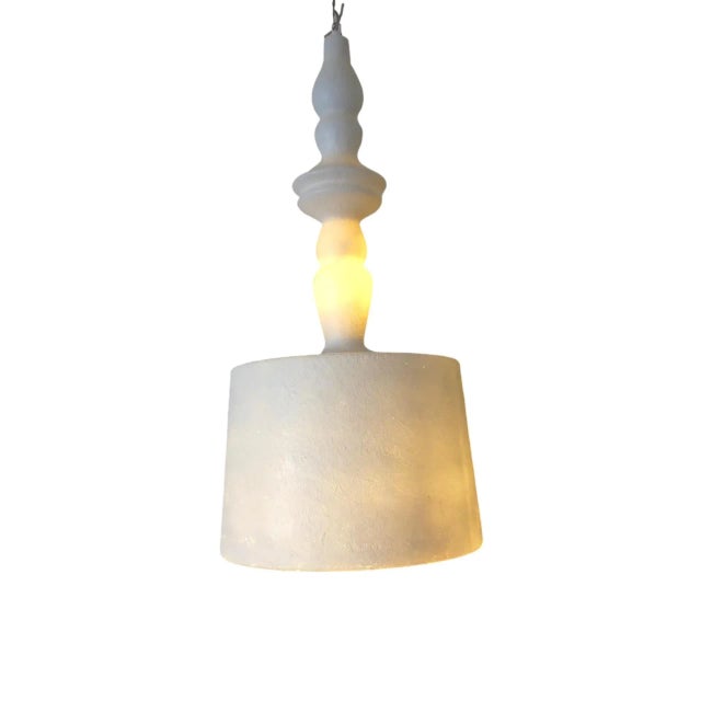 Large Fiberglass Lamp by Matteo Ugolini for Karman, Italy For Sale - Image 3 of 10