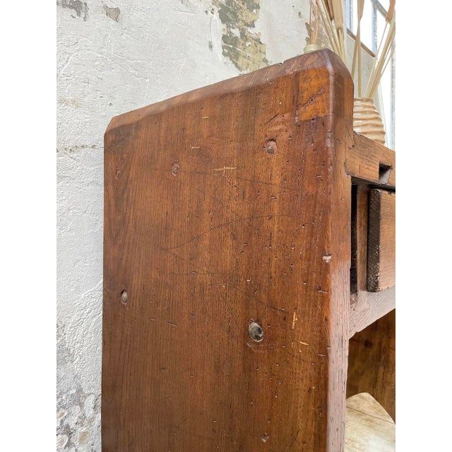Antique Brutalist Nightstand in Oak, 1890s For Sale - Image 17 of 18