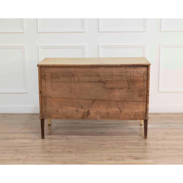 Wood Late 18th Century Alsatian Pine Chest of Drawers with Original Paint For Sale - Image 7 of 8