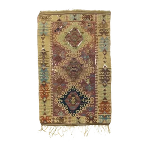 Antique Kilim Rug 3' x 4'11''