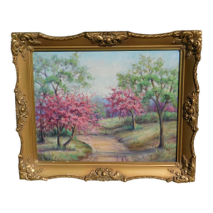 Emily Dillard, Noted Texas Artist b.1879 Oil Painting