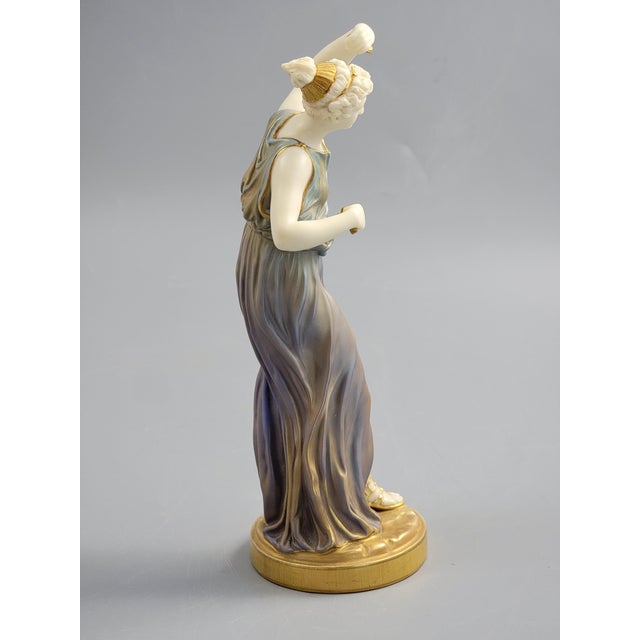 1920s Porcelain Figure of Grecian Maiden from Royal Worcester, 1928 For Sale - Image 5 of 13