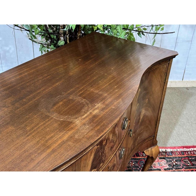 English Chippendale Mahogany Sideboard, 1930s For Sale - Image 11 of 17