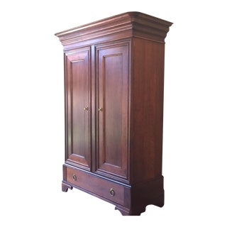 Baker Cherry Wood Armoire For Sale