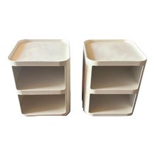Model 4970 Bedside Tables by Anna Castelli Ferrieri for Kartell, Italy, Set of 2 For Sale