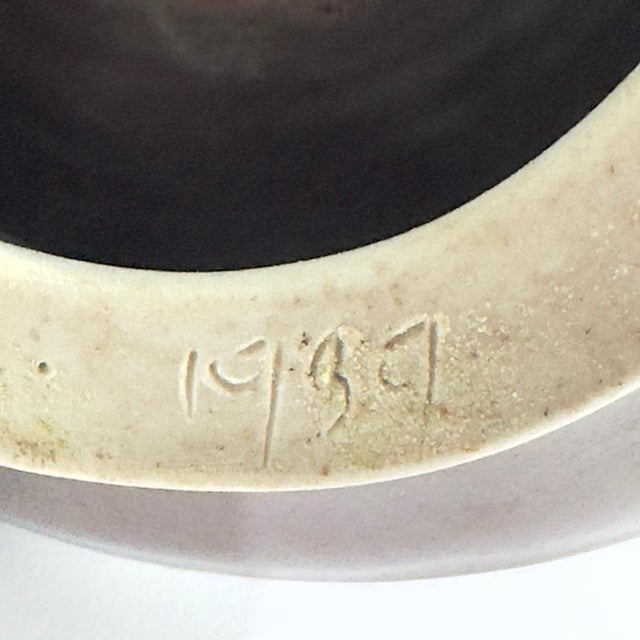 Rare Artisanal Pottery Vase by Renowned Jamaican Ceramicist Norma Rodney Harrack, Signed For Sale - Image 13 of 14