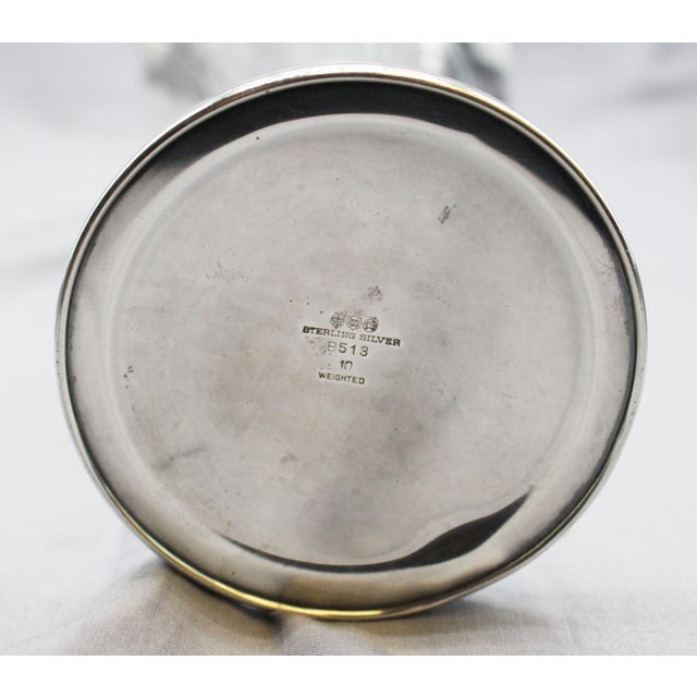 Art Deco Period Sterling Silver Rose Vase by the Watson Company For Sale In Raleigh - Image 6 of 8