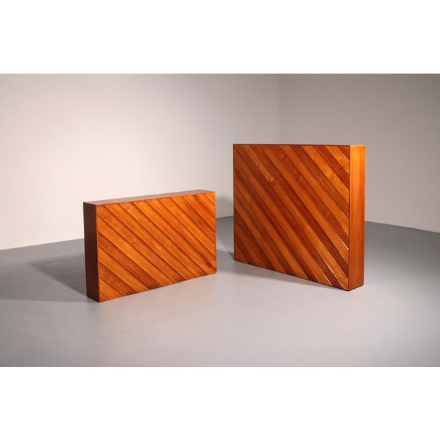 Wood Vintage Beechwood Room Dividers with Slatted Design, 1970, Set of 2 For Sale - Image 7 of 13