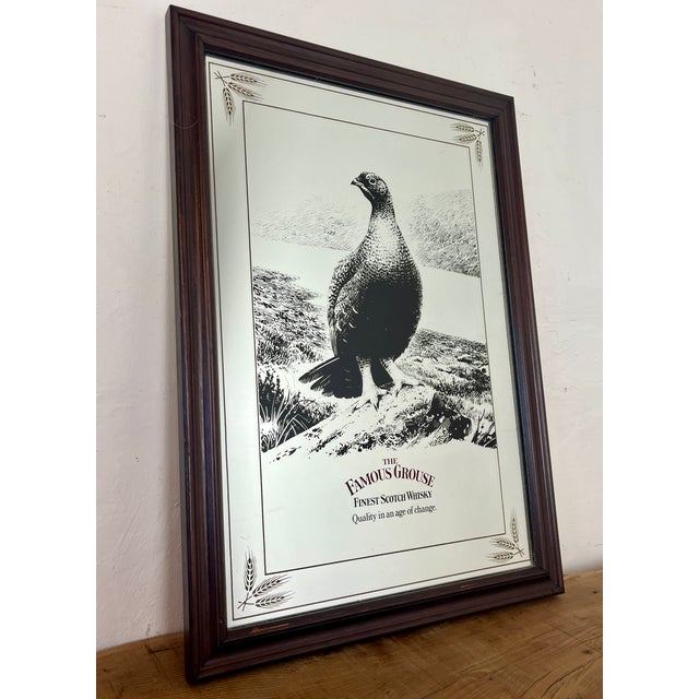 Vintage Advertising Mirror from Famous Grouse, 1970s For Sale - Image 11 of 17