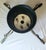 Metal Vintage Cast Iron Christmas Tree Stand For Sale - Image 7 of 7