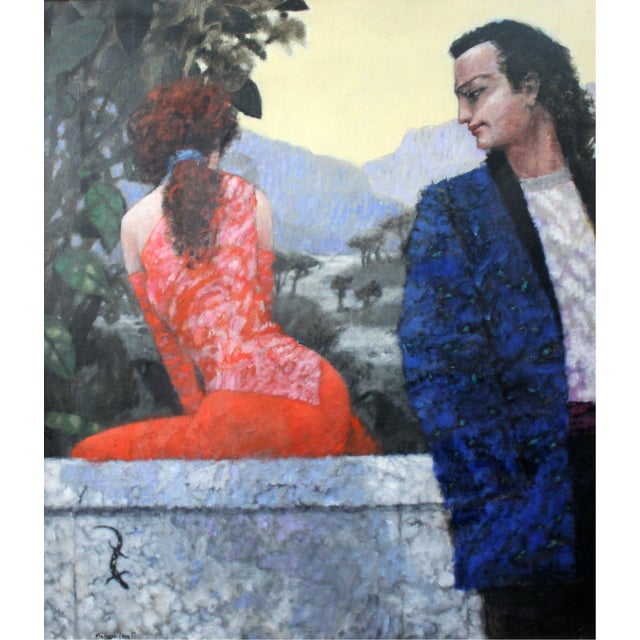 Adam Marczukiewicz, Rendezvous, Oil on Canvas For Sale