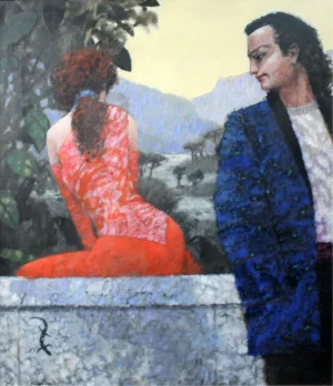 Adam Marczukiewicz, Rendezvous, Oil on Canvas