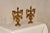 Pair of 18th century gilt wood candlesticks from Italy. This pair is wonderfully hand carved and has exquisite detail in...