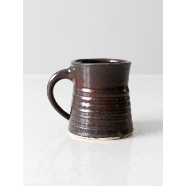 Late 20th Century Vintage Studio Pottery Mug For Sale - Image 5 of 10