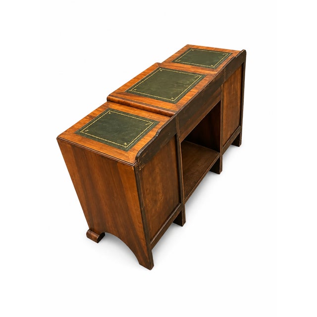 Small English Secretary Desk with Drawers, 1960s For Sale - Image 3 of 7