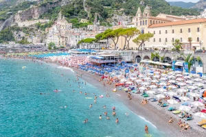 Amalfi Coast Beachfront, Interior Photograph by Richard Silver