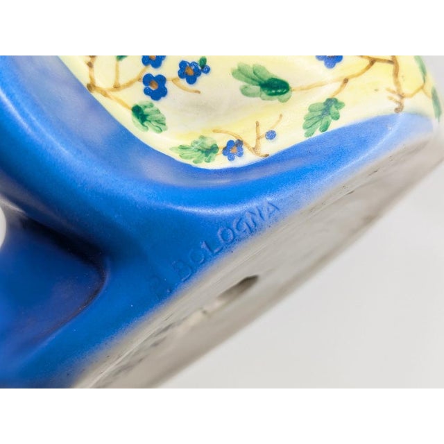 Ceramic Madonna Hand-Decorated by Paola Bologna for Lenci, Turin, 1935 For Sale - Image 14 of 17