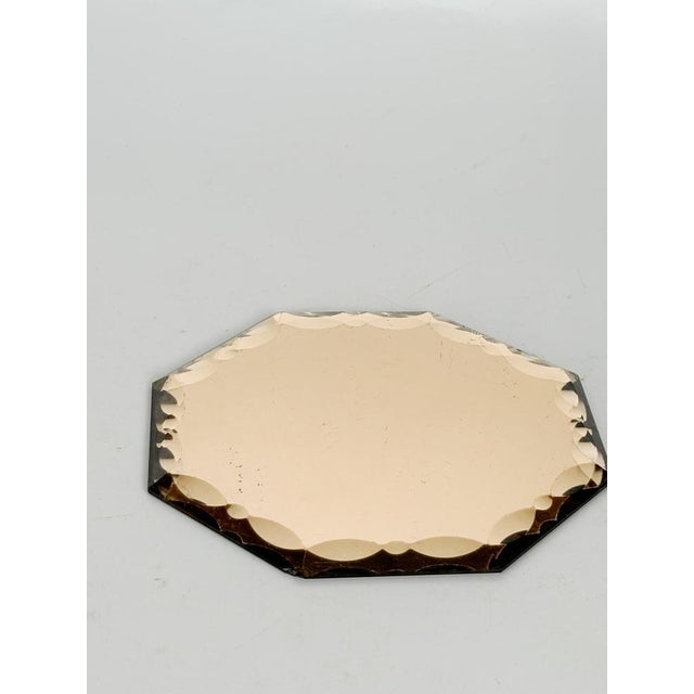 Art Deco Pink-Tinted Glass Box with Saucer, France, 1940s For Sale - Image 10 of 12