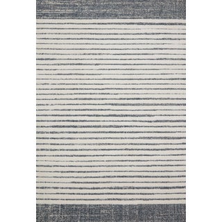 Loloi II Hagen Rug, White / Ocean - 2'-7" x 4' For Sale