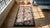 1920s Multicolor Geometric Antique American Hooked Rug 3'7" X 8'9" Knotted Wool Carpet For Sale - Image 14 of 15