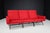 Joseph-André Motte Sectional Sofa Seat in Red Original Upholstery France, 1950s This is a set of three sectional sofa...