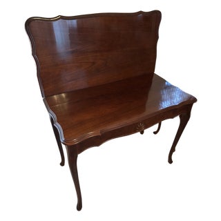 Early 20th Century Federal Revival Mahogany Convertible Extension Dining & Game Table With Three Leaves For Sale