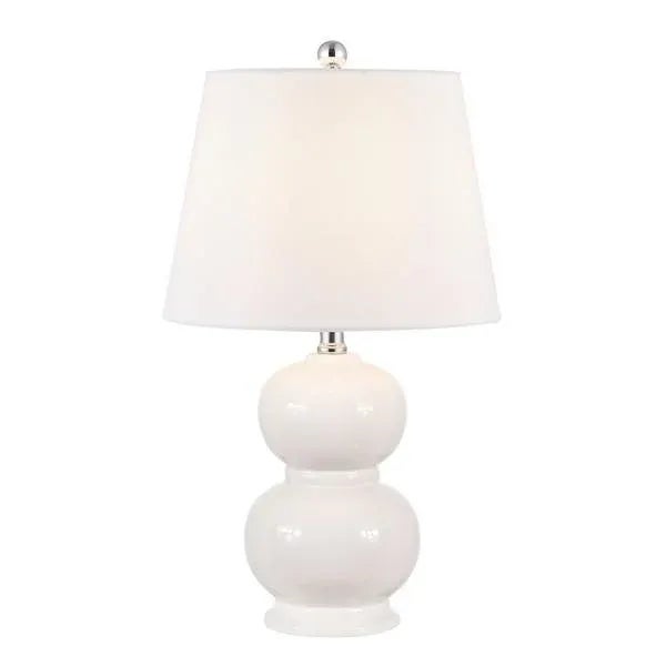 Safavieh Everlee Glass Table Lamp - Ivory For Sale In Philadelphia - Image 6 of 7