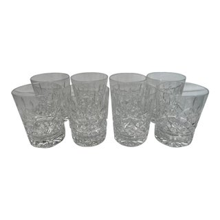 Waterford Crystal Double Old Fashioned Glasses- Set of 8 For Sale