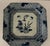 Antique Japanese Blue and White Octagonal Plate With Floral Design For Sale - Image 16 of 18