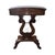 Neoclassical Vintage Neoclassical Lyre-Base Marble-Top Accent Table For Sale - Image 3 of 11