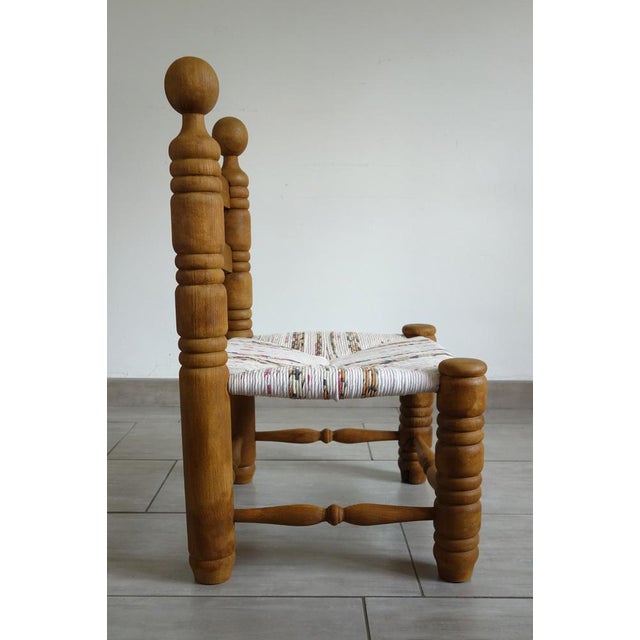 Brutalist Chair attributed to Charles Dudouyt, 1940s For Sale - Image 11 of 14