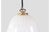 Murano Cased Glass Pendant Lamp with Ruby Trim, Italy, 1960s For Sale - Image 3 of 8