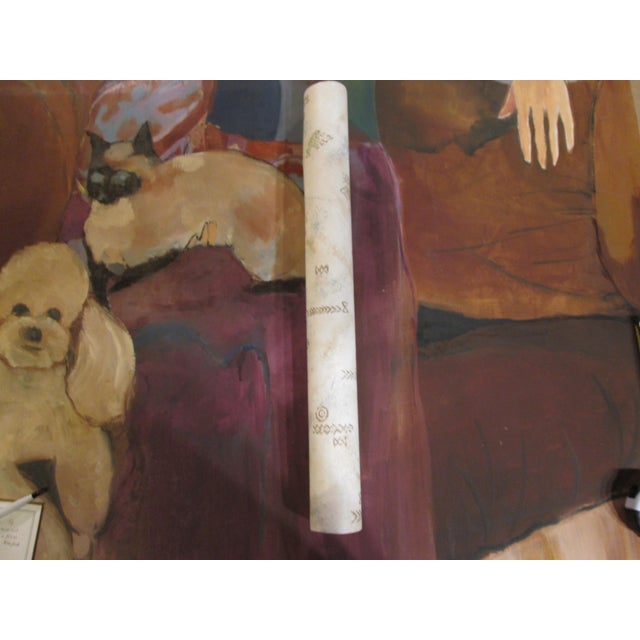 1990s Vintage 90s Etruscan Wallpaper For Sale - Image 5 of 8