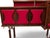 Vintage Space Age Rosewood and Red Lounge Bar, 1970s, Set of 4 For Sale - Image 16 of 18