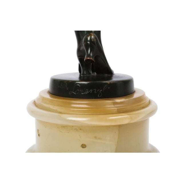 Austrian Art Deco Bronze Sculpture of Dancing Girl by Josef Lorenzl, Circa 1920s For Sale - Image 10 of 12