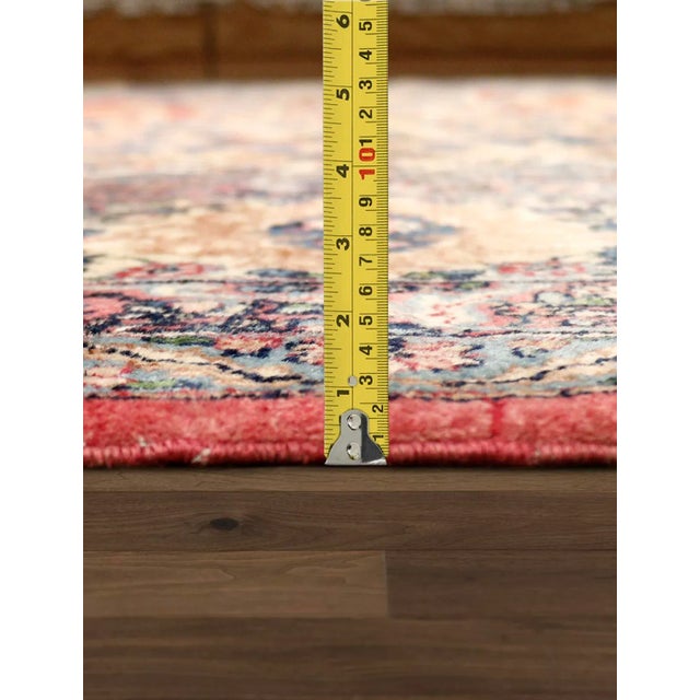 Pasargad Home Antique Lavar Wool Area Rug-11' 5" X 21' 6" , Ivory For Sale In New York - Image 6 of 7