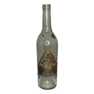 Antique Caloric Punch Liqueur Bottle: P. A. Larsen Paris 1878 For Sale
