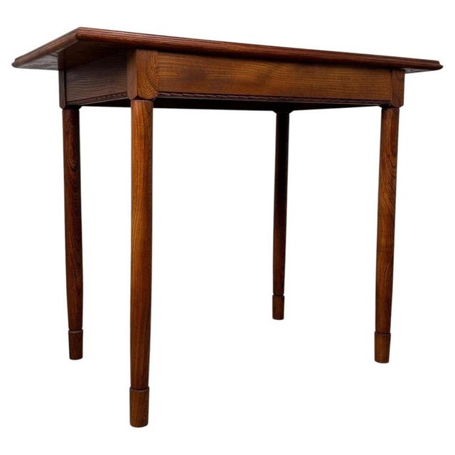 Antique English Early Oak Side Table, 1900s For Sale - Image 3 of 10