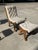 Mid-Century Modern Mid-Century Japanese Showa Era "Obi" Slipper Chair & Ottoman - 2 Piece Set For Sale - Image 3 of 15