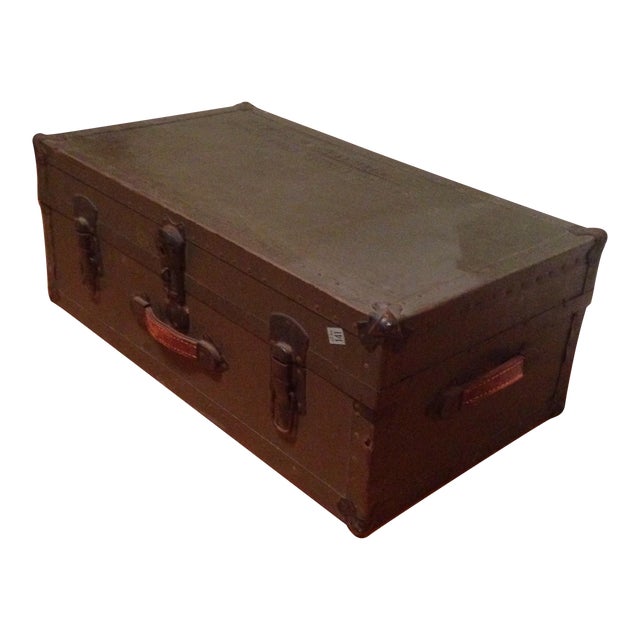 Vintage Army Trunk Chairish