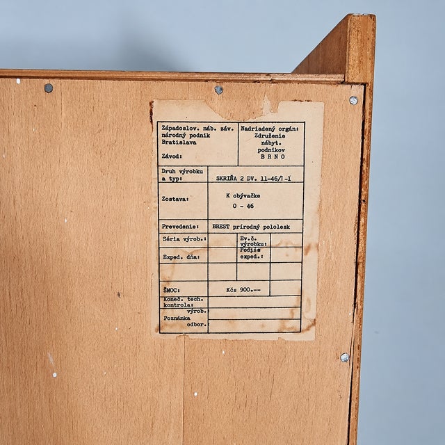 Vintage Wardrobe from Tatra Nabytok, 1970s, in Very Good conditions. Designed 1970 to 1979