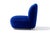 Contemporary Susurro Accent Chair in Blue Velvet from Moanne For Sale - Image 3 of 5