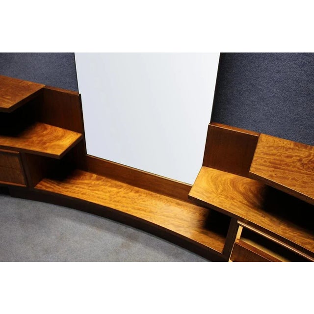 Brown Dressing Table, 1940s For Sale - Image 10 of 12